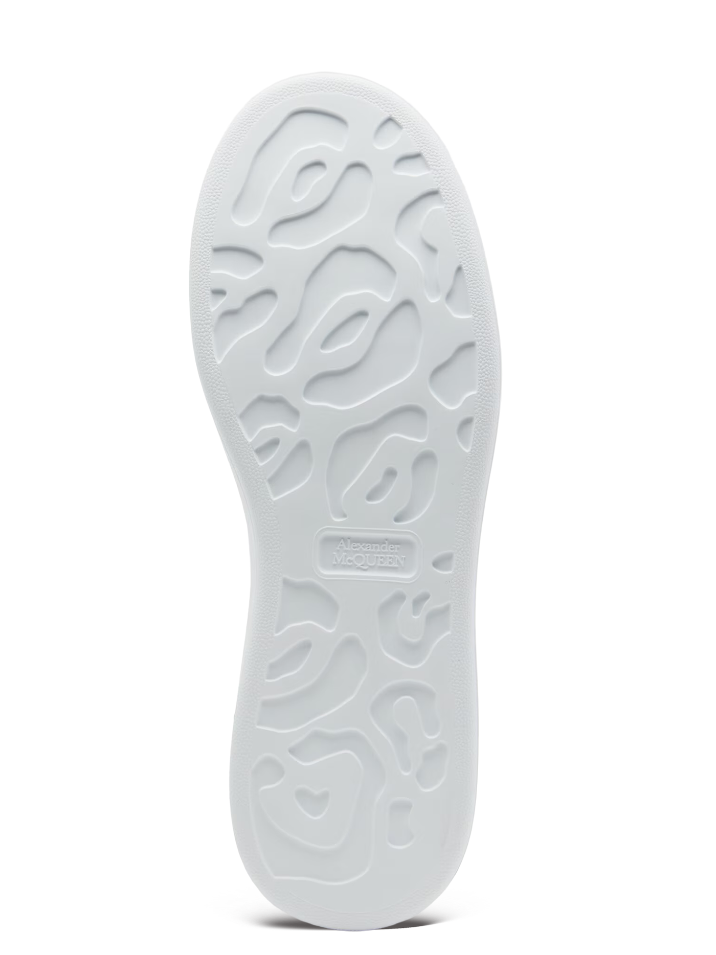 Alexander McQueen Oversized Leather Trainer in White