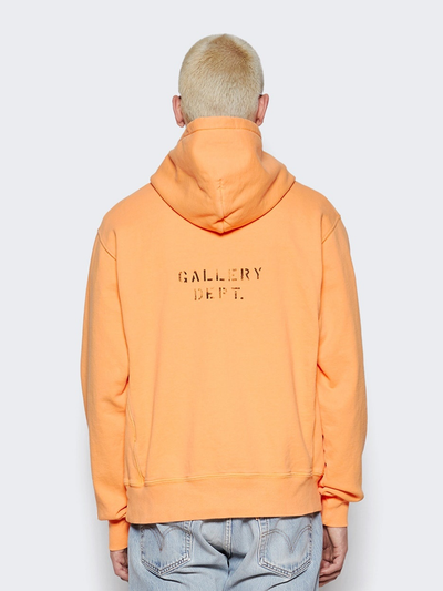Gallery Dept Logo Hoodie in Flo Orange