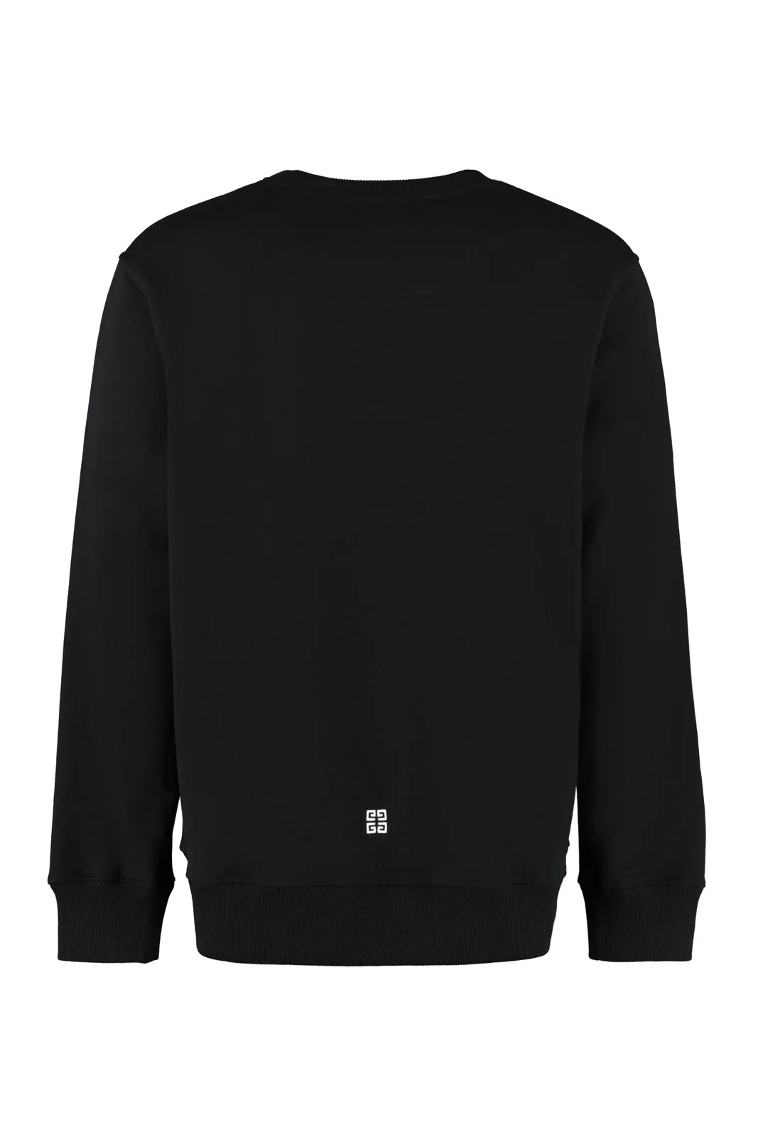 スウェット・トレーナー GIVENCHY BLACK CREW NECK COTTON SWEATSHIRT Givenchy Embroidered Logo Crewneck Sweatshirt in Black