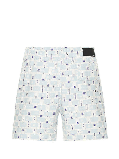 Amiri Interweave Swim Shorts in White