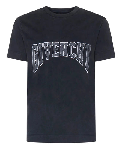 Givenchy Embroidered Logo Patch T-Shirt in Black
