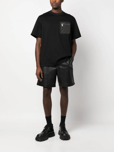 Fendi FF Monogram Pocket Oversized T-Shirt in Black