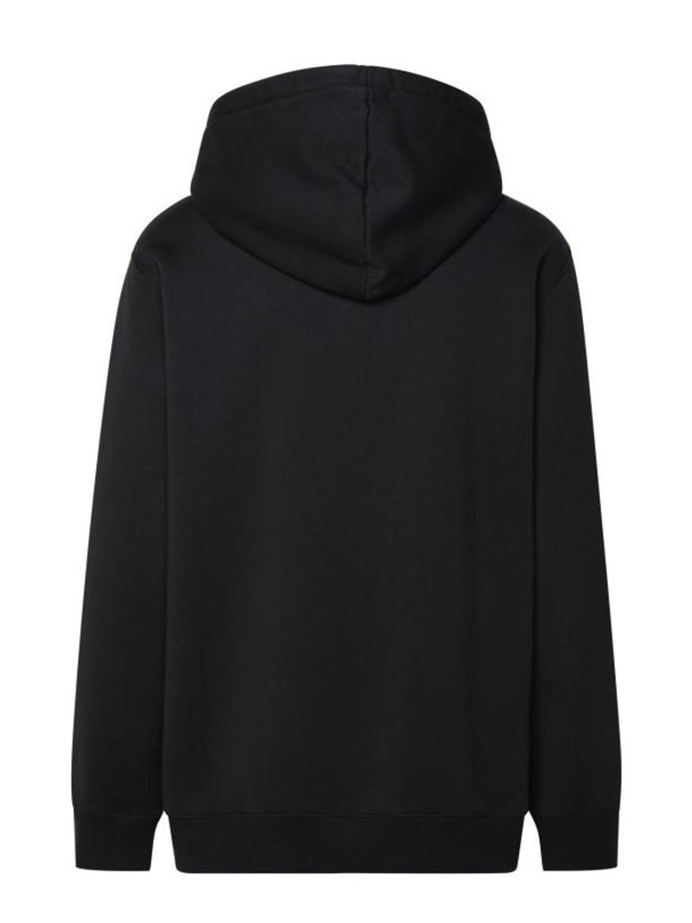 Lanvin Paris – Locker sitzender Kapuzenpullover mit Logo in Schwarz