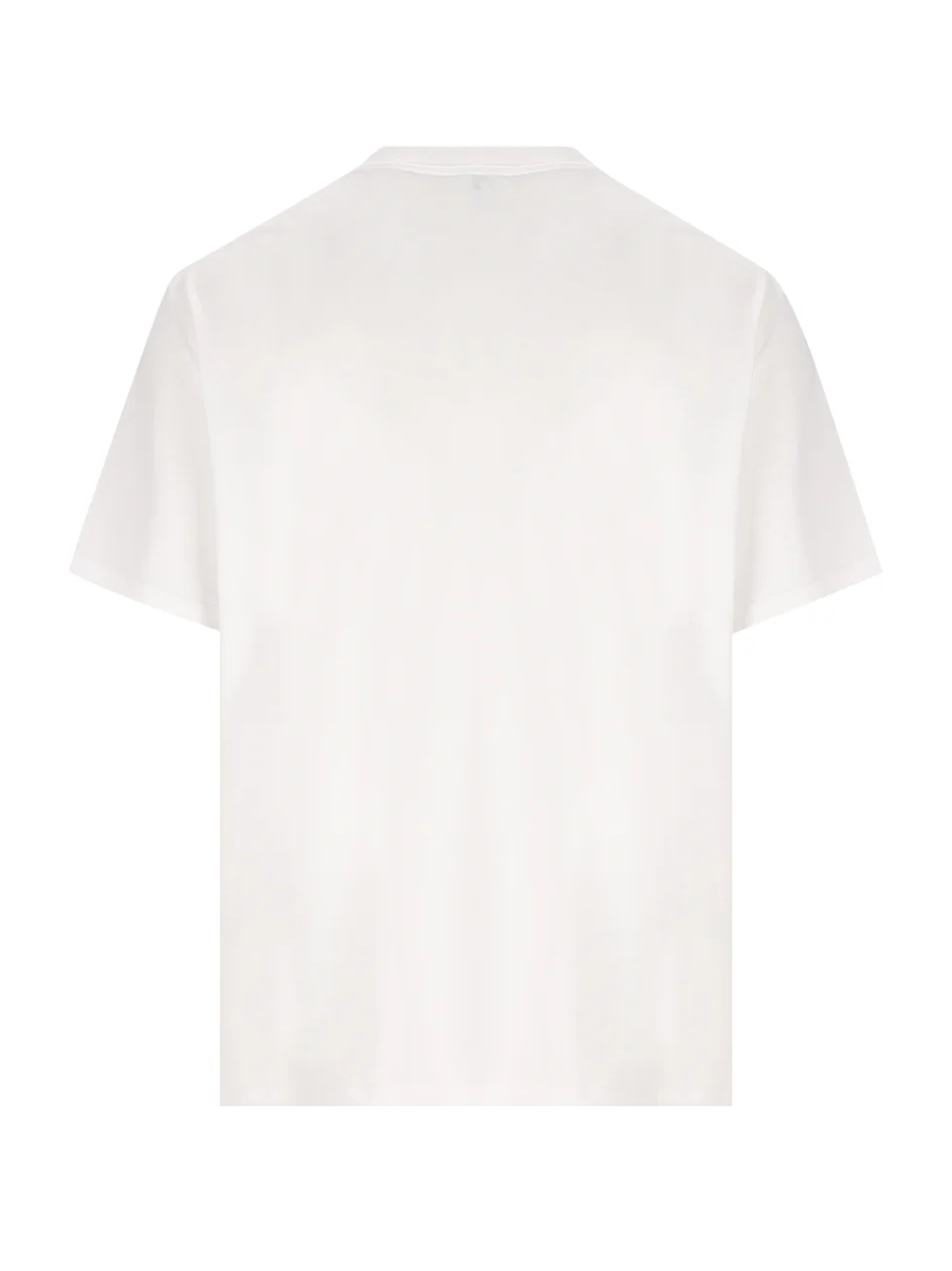 Loewe Logo Embroidered Pocket T-Shirt in White