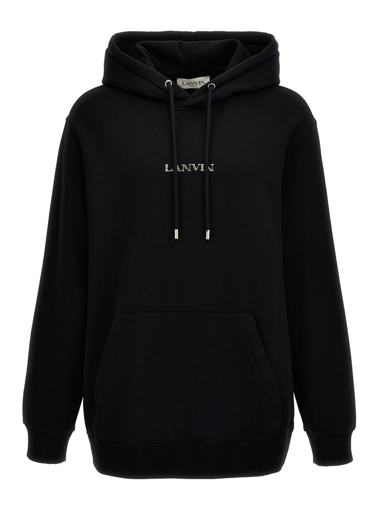 Paris Loose Fit Logo Hoodie