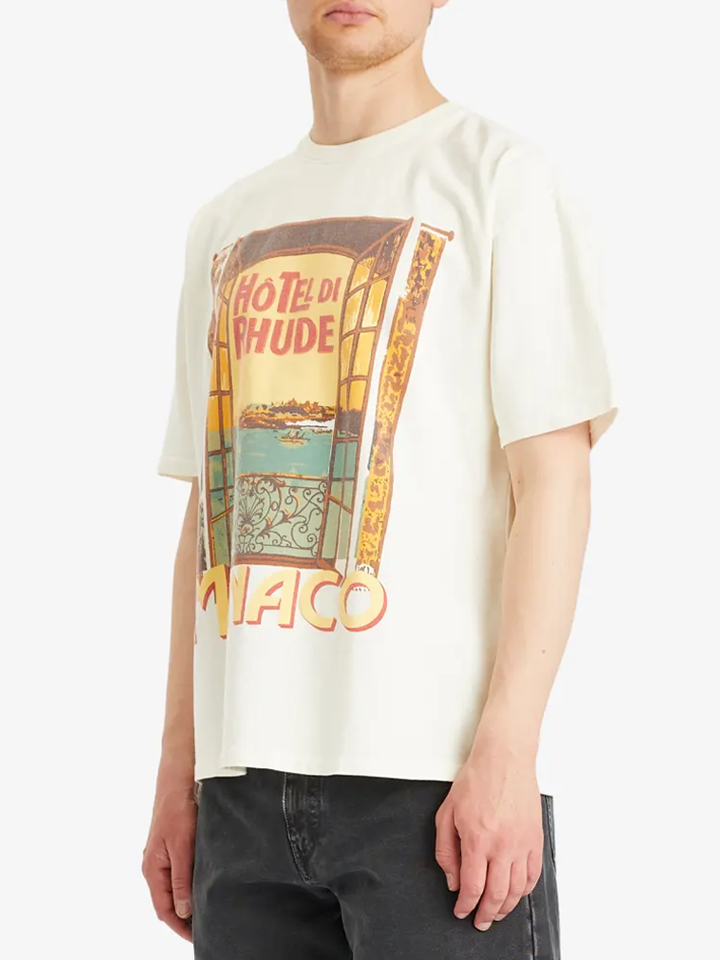 T-shirt The Monkey Bar Homosassa Riverside Resort - Blanc, Taille M, Aspect Vieilli (Distressed) - Marque Gildan