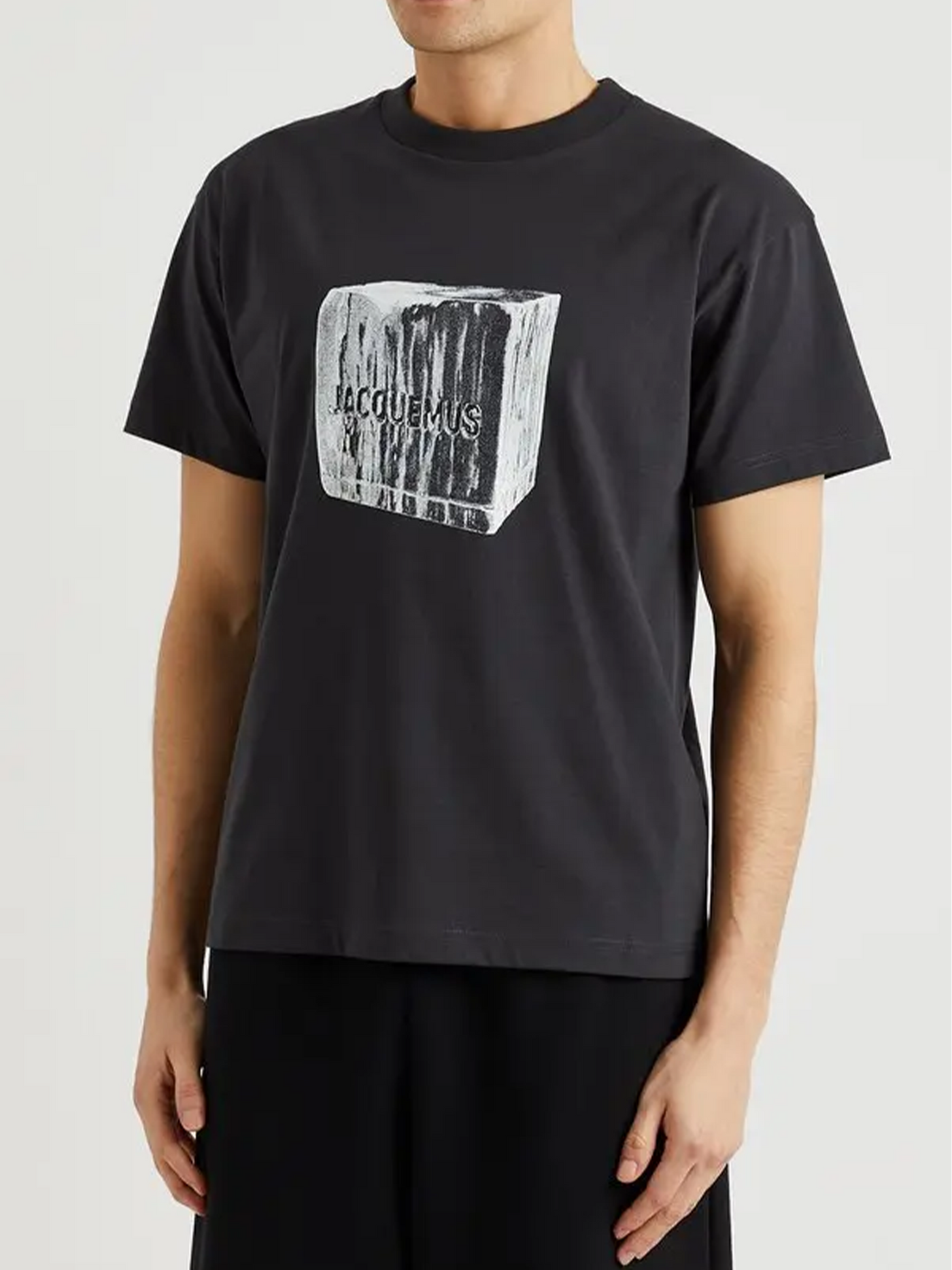 Jacquemus Ice Cube Printed T-Shirt in Dark Navy