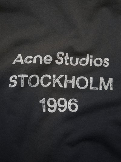 Acne Studios Stockholm Logo Hoodie in Black