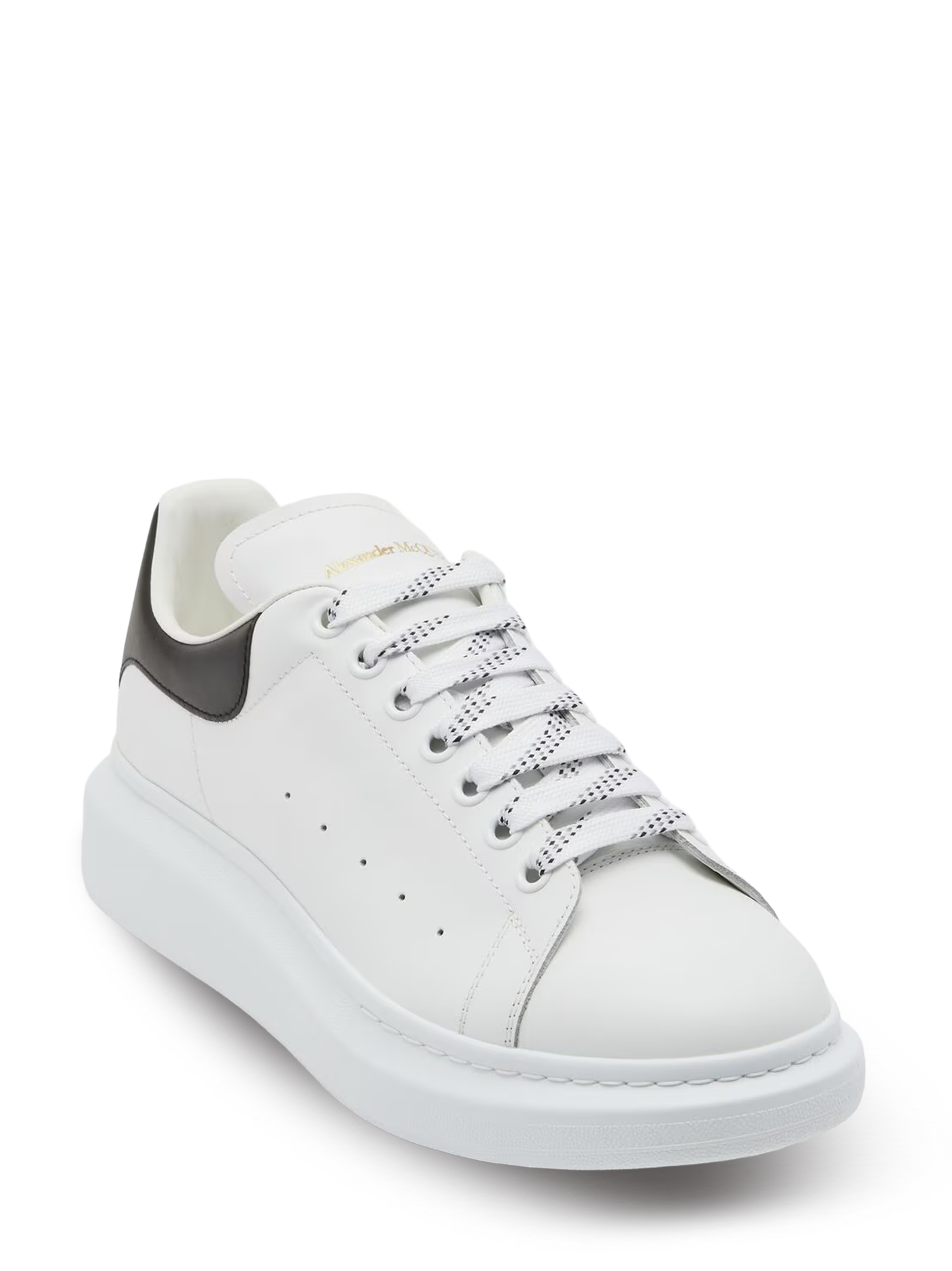 Alexander McQueen Oversized Leather Trainer in White