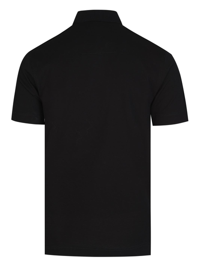 Givenchy Side Logo Zip Polo in Black