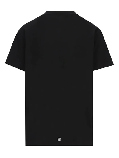 Givenchy – Archetype – Schwarzes T-Shirt mit Logo-Print