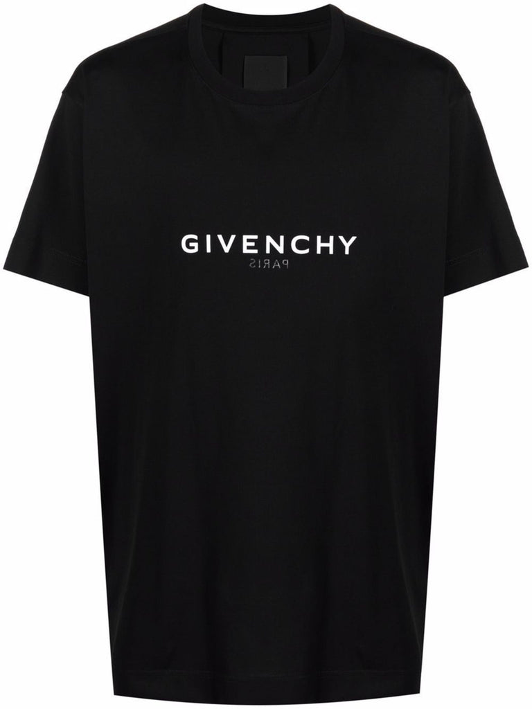 Reverse Paris Logo Print Oversized T Shirt