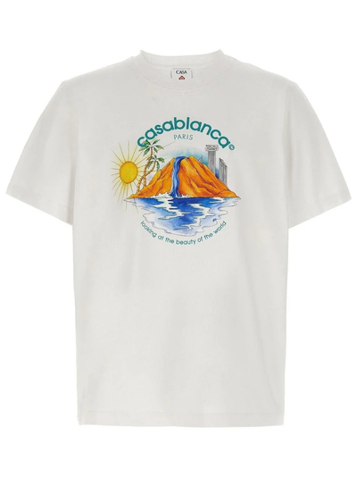 Casablanca Oasis White T-Shirt