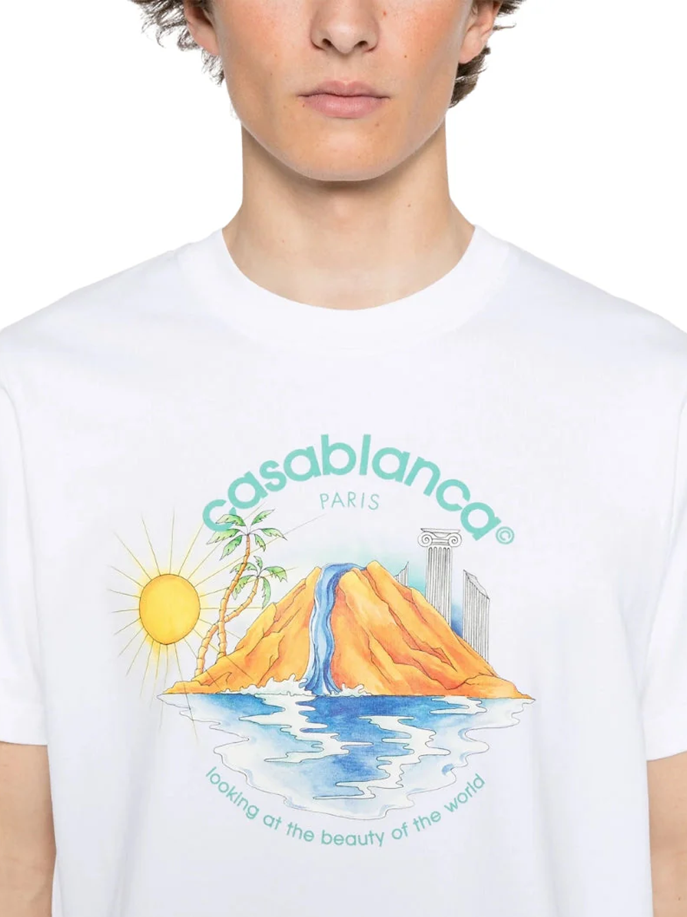 Casablanca Oasis White T-Shirt