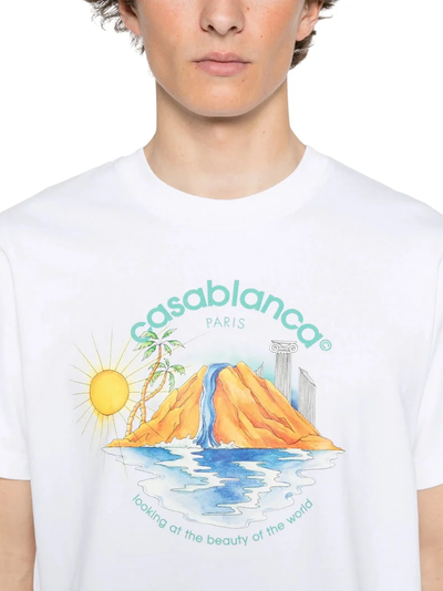 Casablanca Oasis White T-Shirt