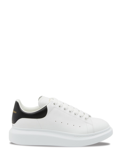 Alexander McQueen Oversized Leather Trainer in White