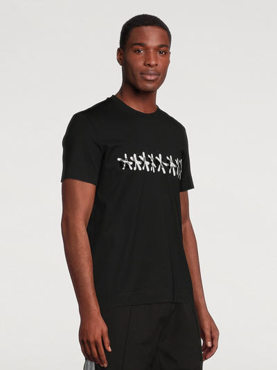 Givenchy Tag Effect Slim Fit T-Shirt in Black