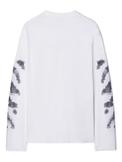 Off-White Diags Bit Book Sweatshirt in White