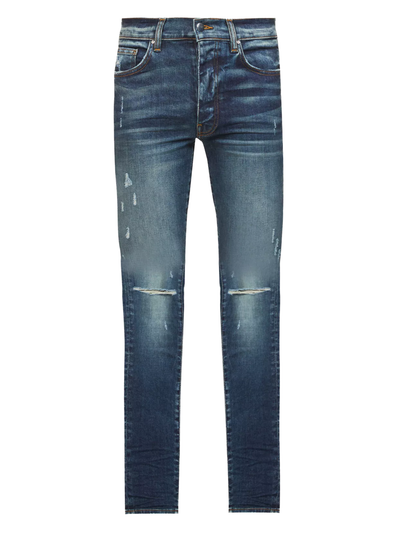 Amiri Slim Fit Slash Classic Blue Denim Jeans