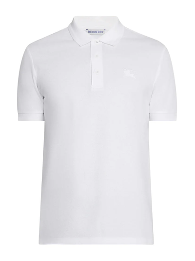 Burberry Eddie EKD White Polo Shirt
