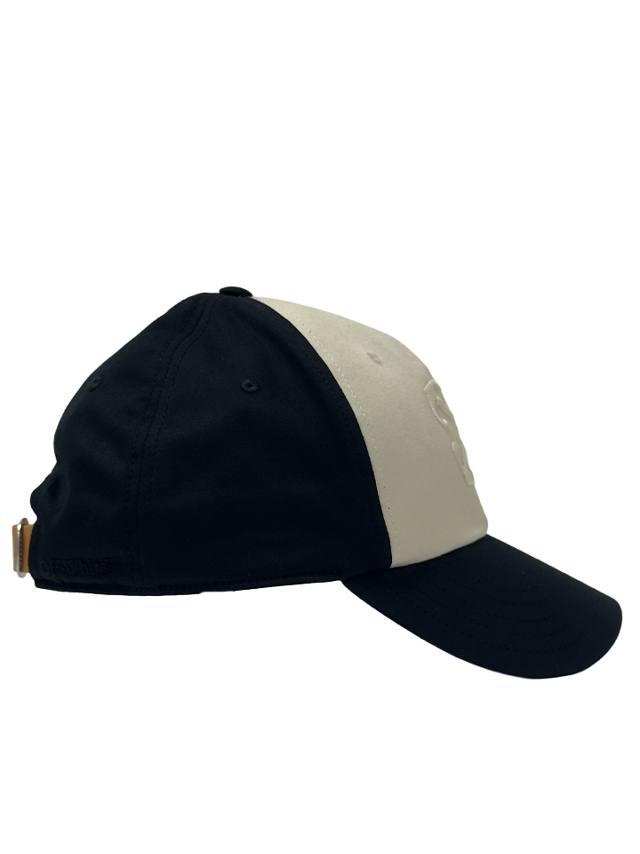 Off-White Embroidered Logo Baseball Cap in Black
