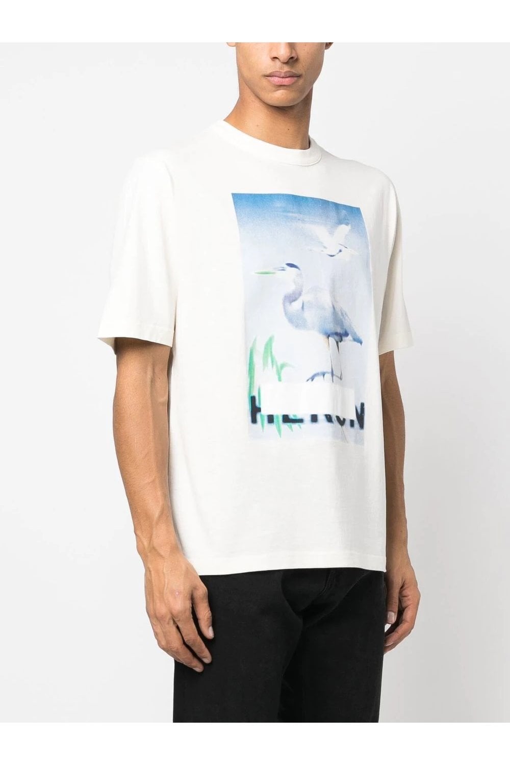 Heron Preston Censored Heron Printed T-Shirt in White