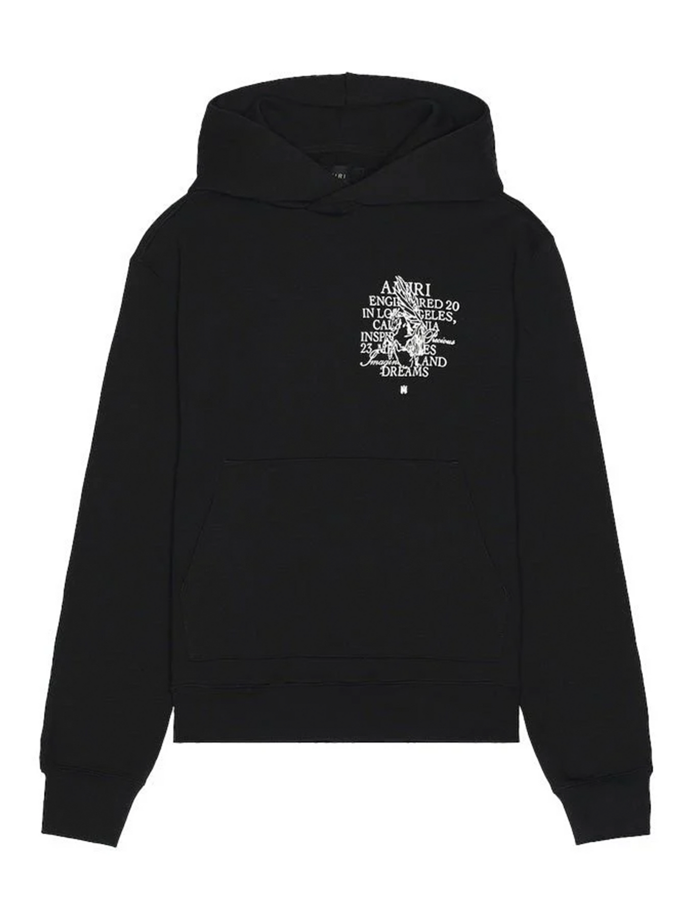 Amiri Precious Memories Printed Hoodie in Black