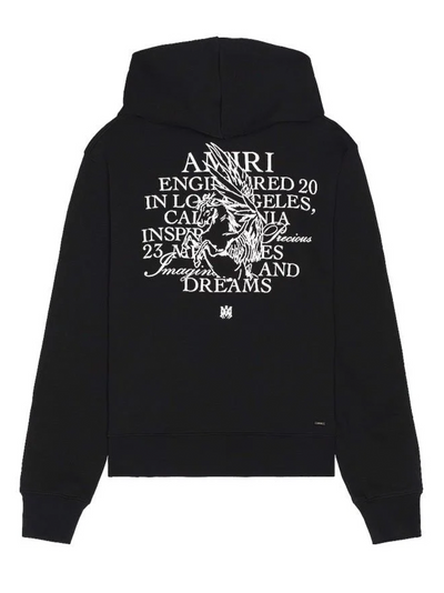 Amiri Precious Memories Printed Hoodie in Black