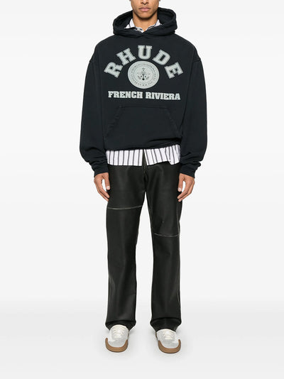 Rhude French Riviera Hoodie in Black