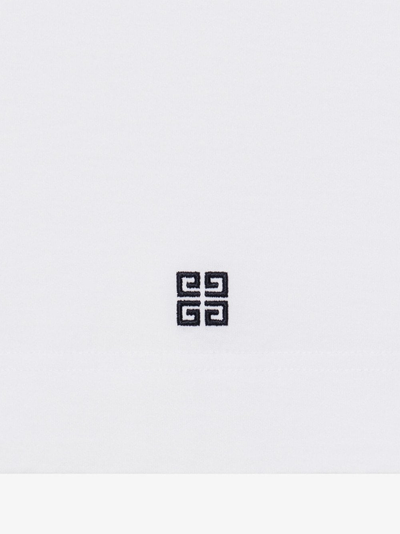 Givenchy Crest Logo T-Shirt in White