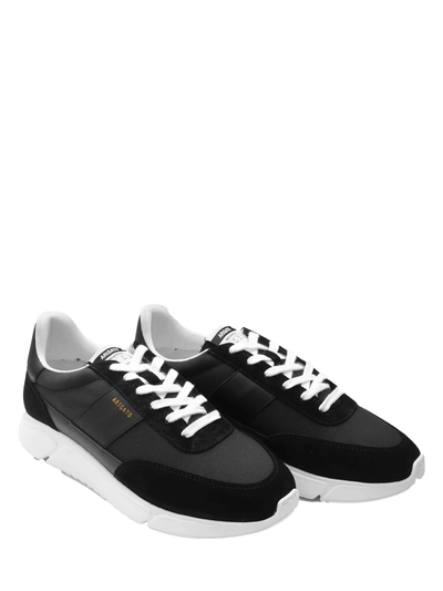 Axel Arigato Genesis Suede Trainers in Black/White