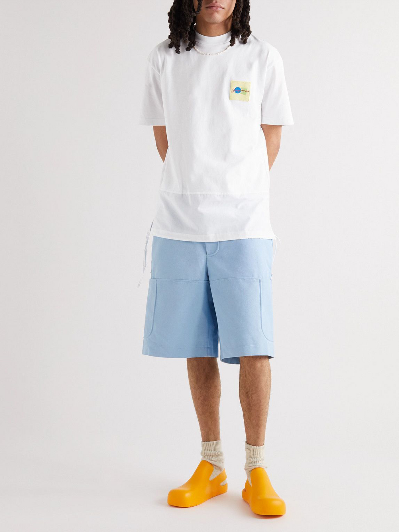 Jacquemus Noli Logo Patch T-Shirt in White