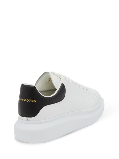 Alexander McQueen Oversized Leather Trainer in White