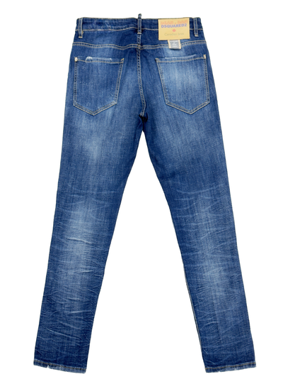 Dsquared2 Stitching Detail Cool Guy Jeans in Blue