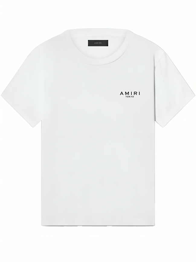 Amiri Tokyo Stacked Bones Printed T-Shirt in White