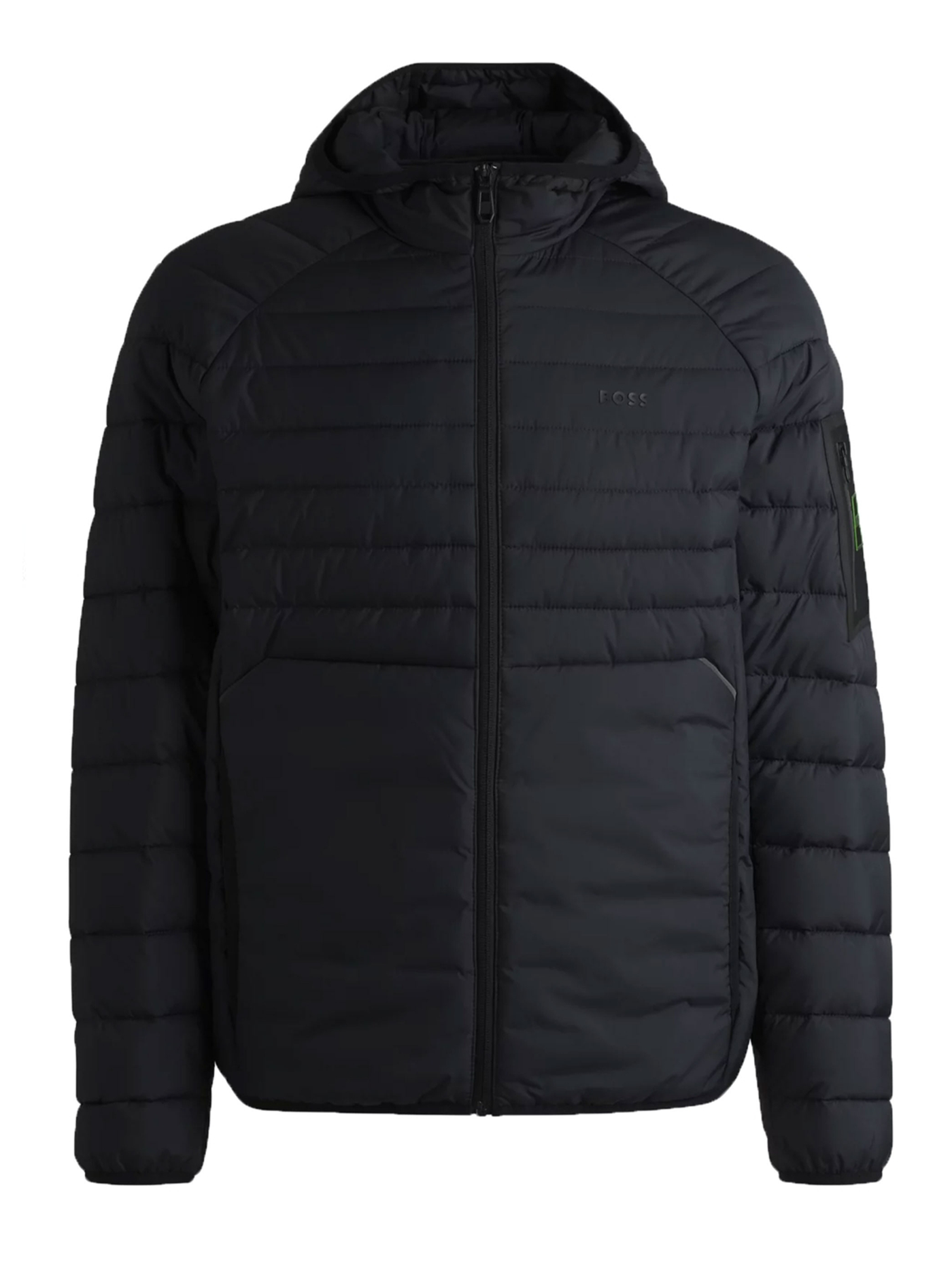 Hugo Boss – Wattierte Jacke „J Thor 2“ in Schwarz