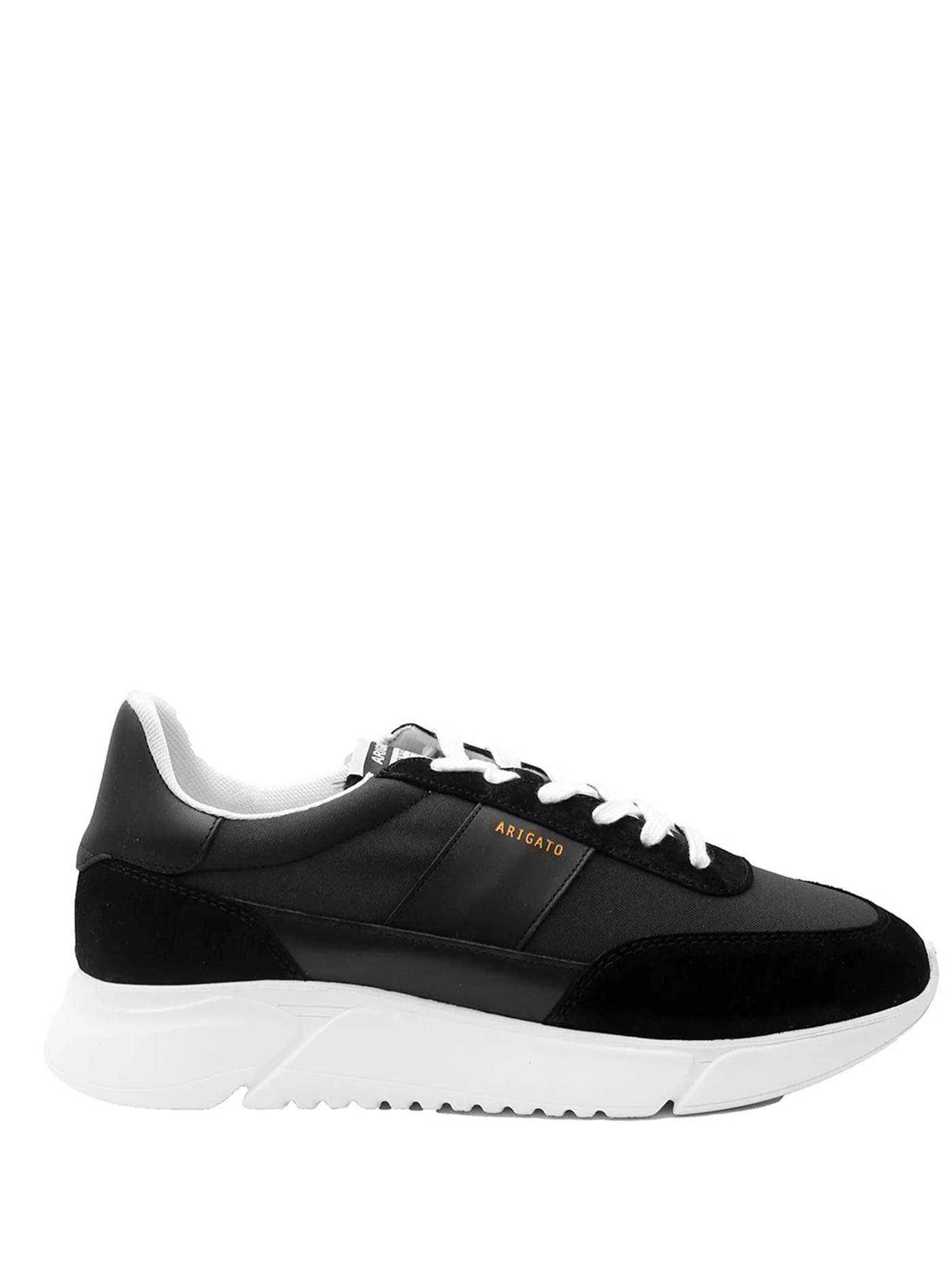 Axel Arigato Genesis Suede Trainers in Black/White