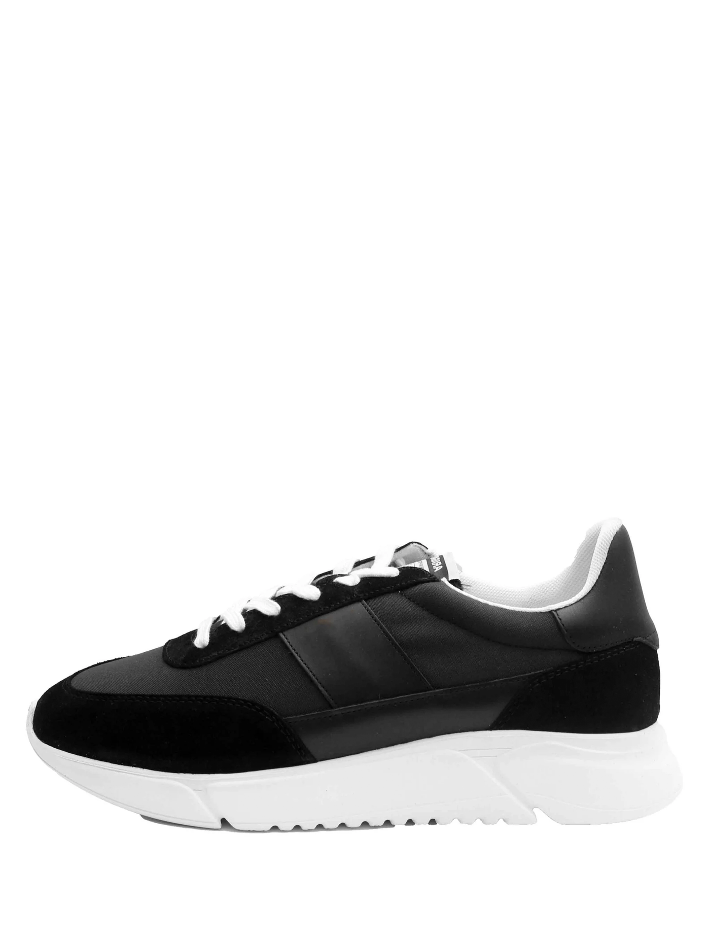 Axel Arigato Genesis Suede Trainers in Black/White