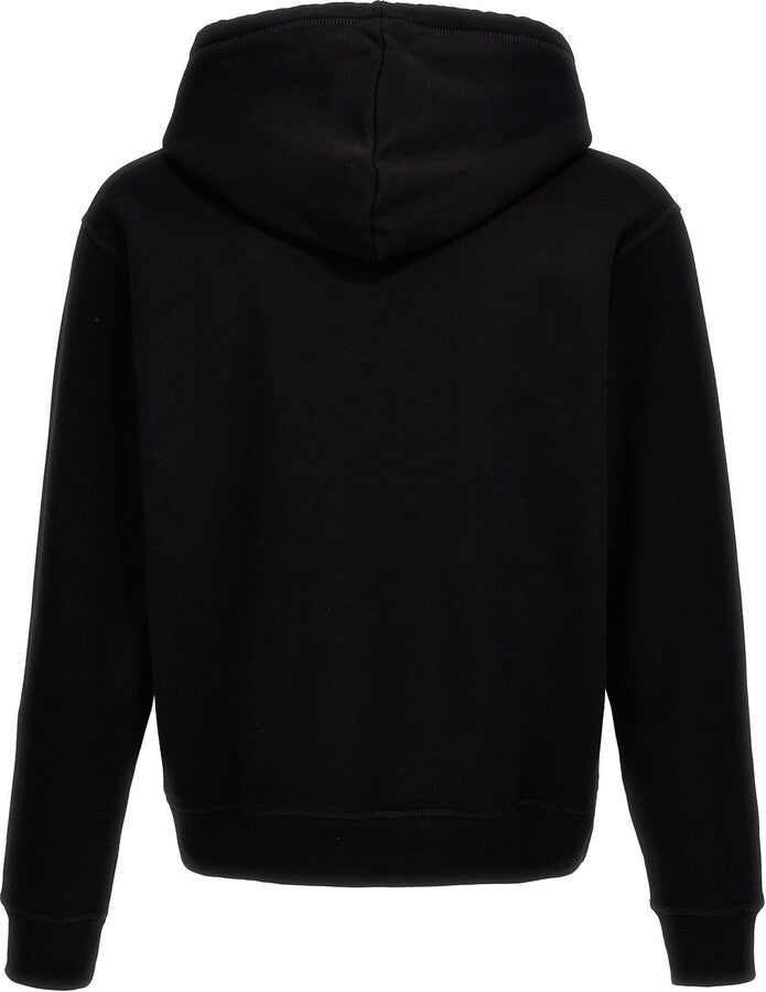 Dsquared2 – Kapuzenpullover mit Logo „Icon Splash“ in Schwarz