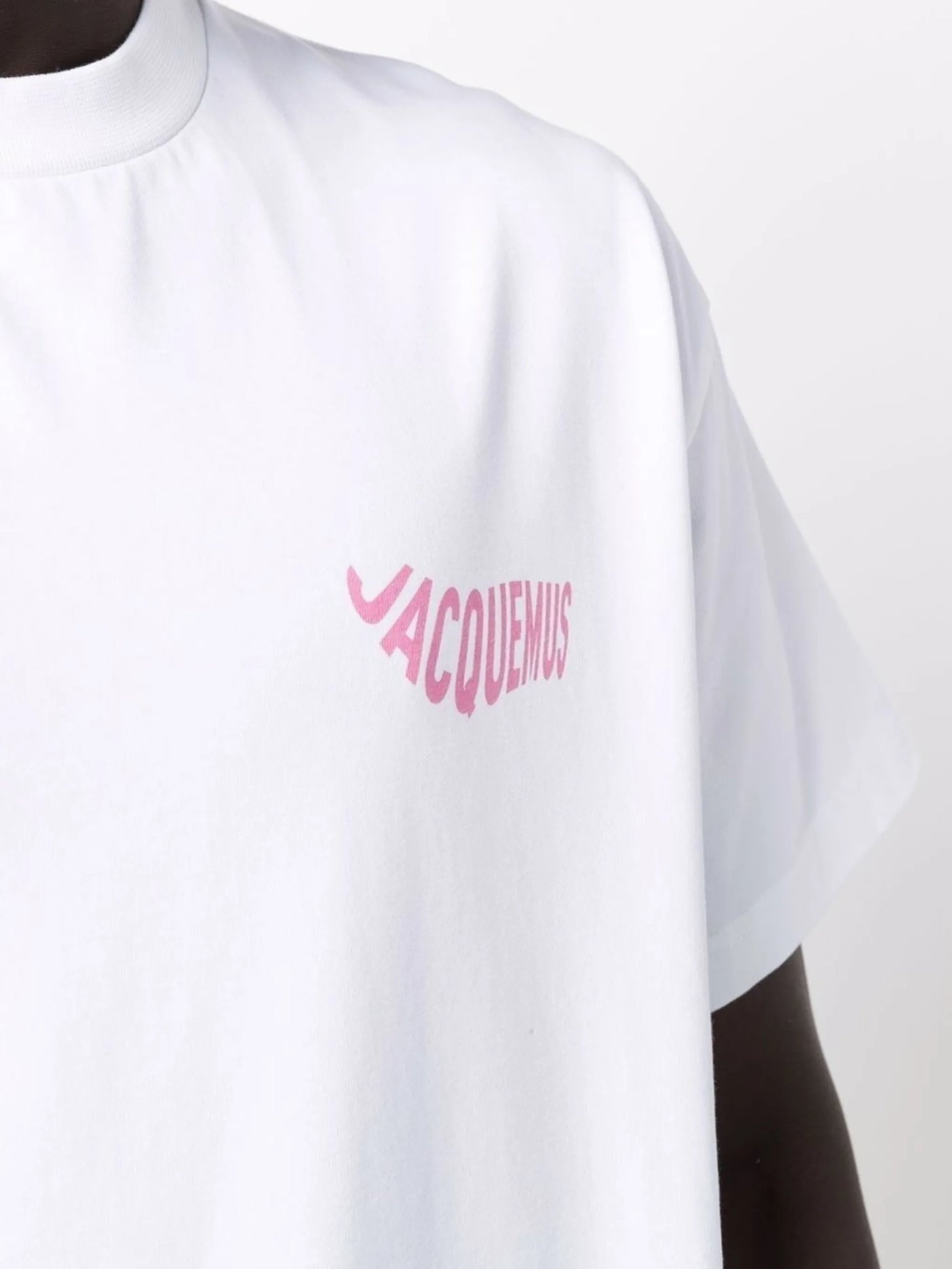 Jacquemus Le T-Shirt Vague Wave Printed T-Shirt in White