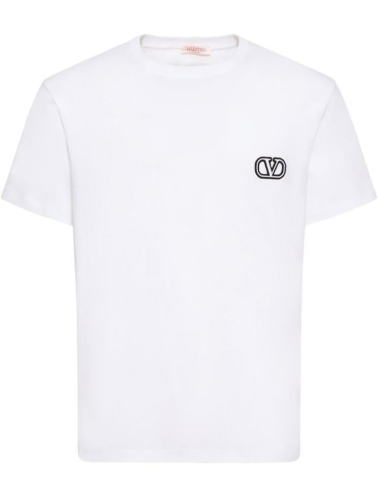 Valentino VLogo Signature Patch T-Shirt in White