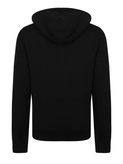 Gucci Interlocking GG Logo Printed Hoodie in Black