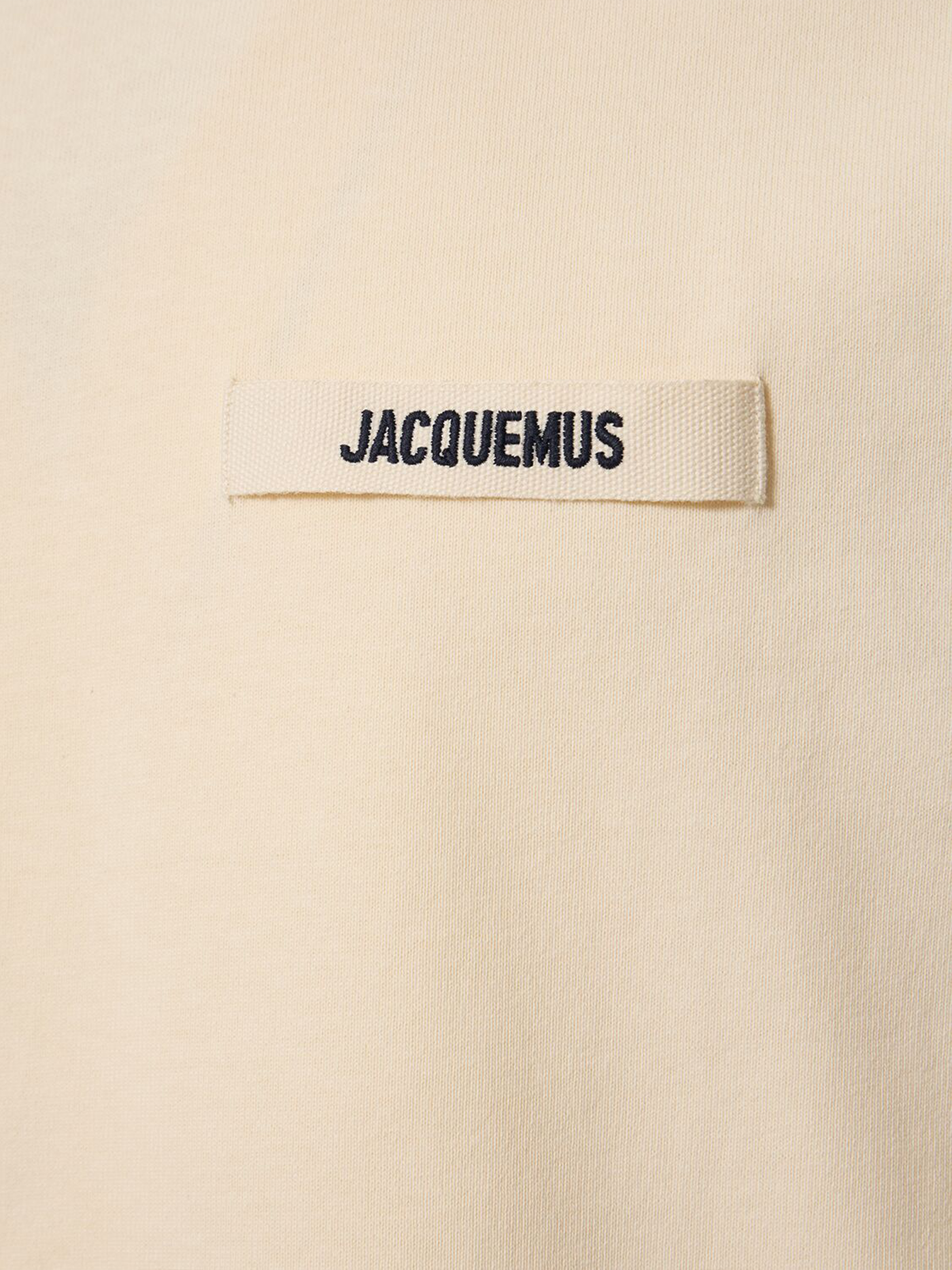 Jacquemus The Gros Grain T-Shirt in Beige