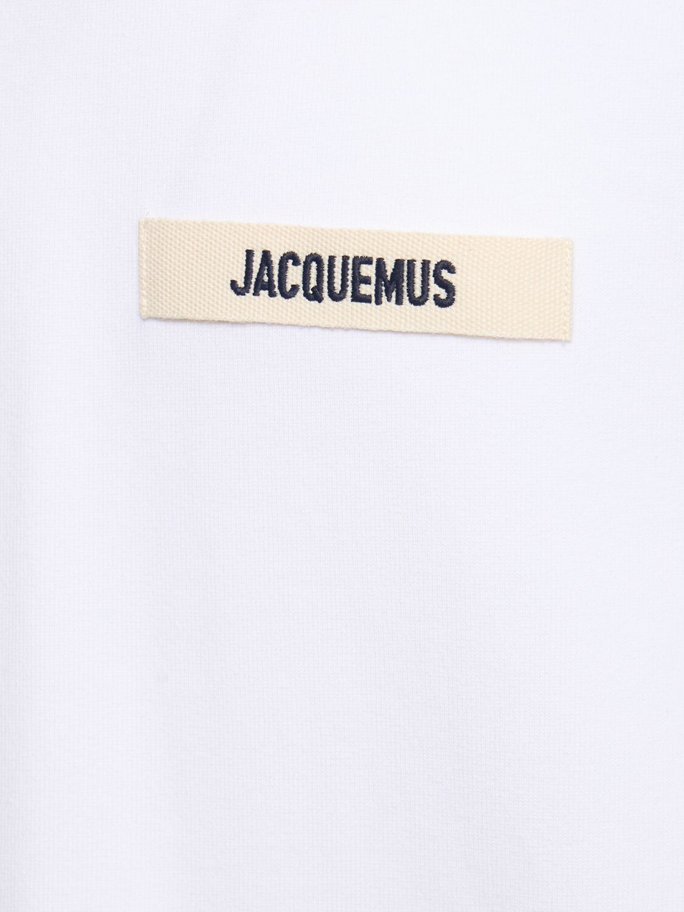 Jacquemus – T-Shirt „The Gros Grain“ in Weiß