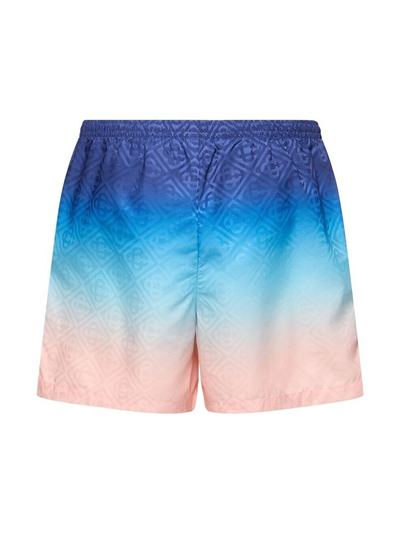 Casablanca Gradient Jacquard Swim Shorts in Blue