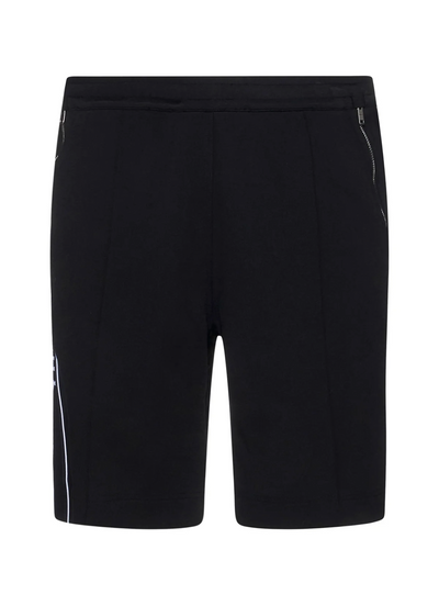 Givenchy – Schwarze Sweatshorts mit seitlicher Logostickerei