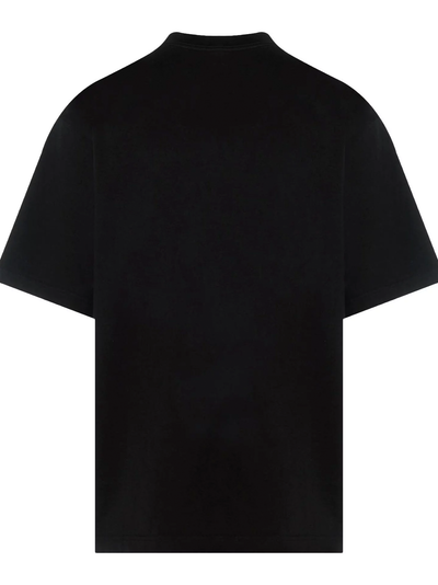 Balenciaga Reversed Logo Print T-Shirt in Black