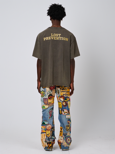 Gallery Dept Lost T-Shirt in Faded Black