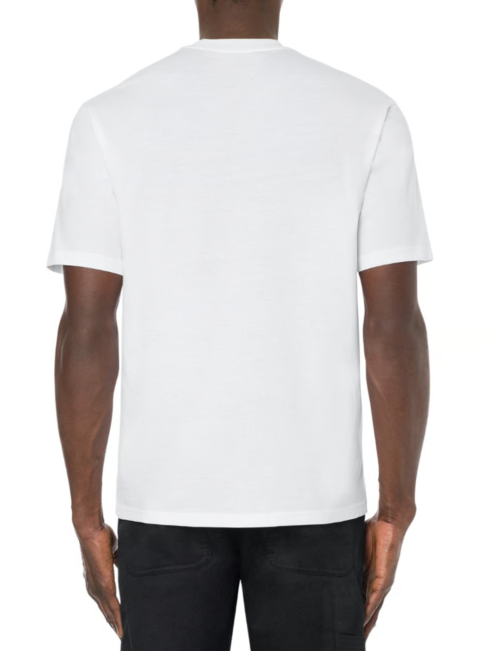 Moschino Milano Double Smiley Logo White T-Shirt