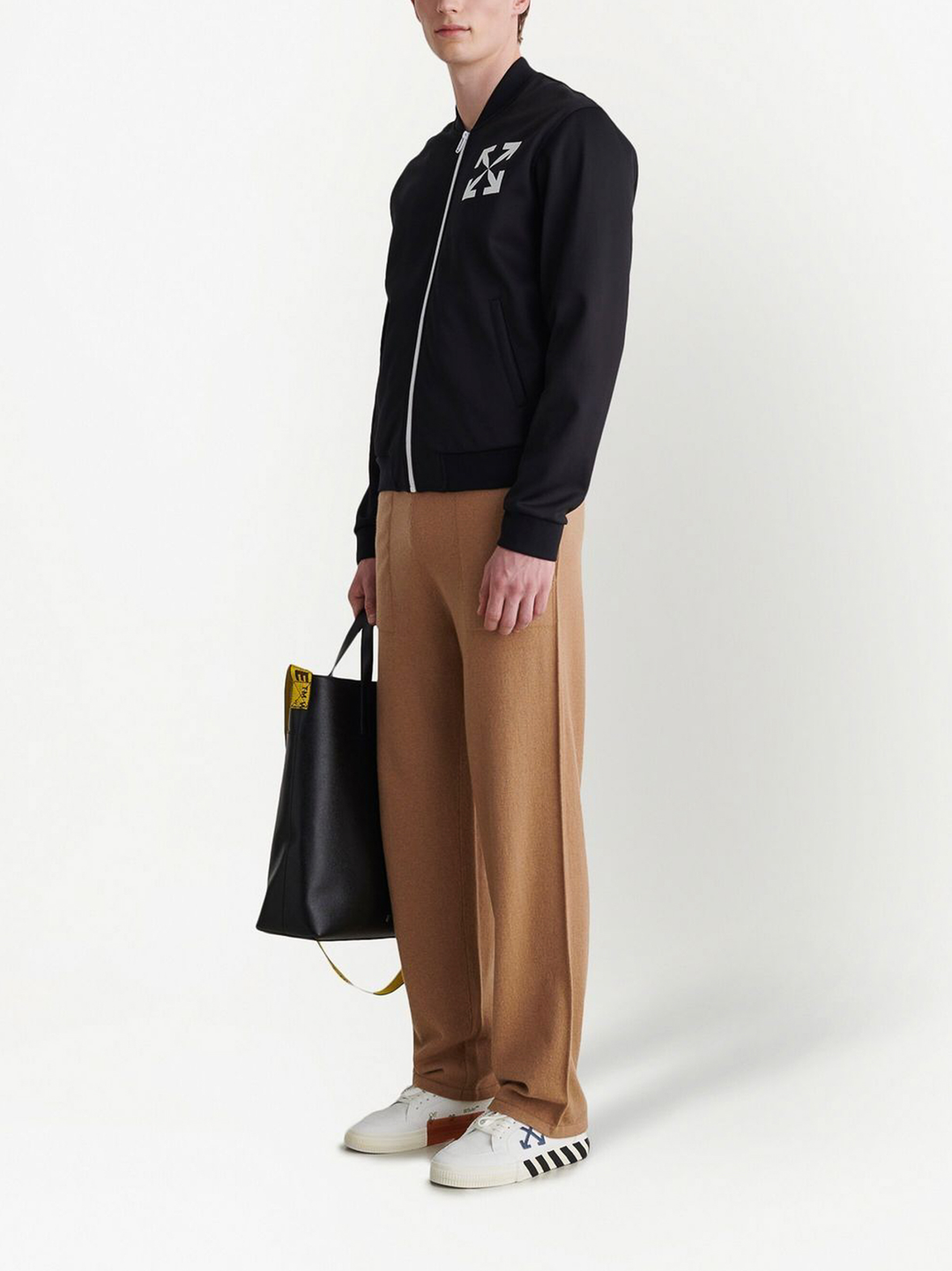 Off-White Single Arrow Slim Fit Track Jacket on SALE | Saks